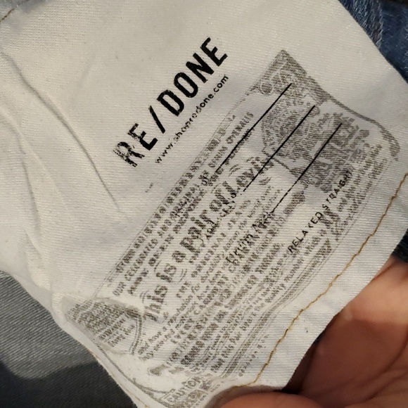 Rare Re/Done Levis 90" Y2K Womens USA Relaxed Straight legs high riseJeans sz 29 - Picture 5 of 16